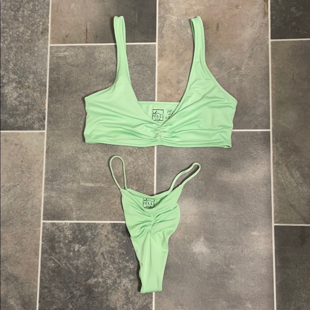 NWOT Oh Polly Swim Mint Green Bikini Set